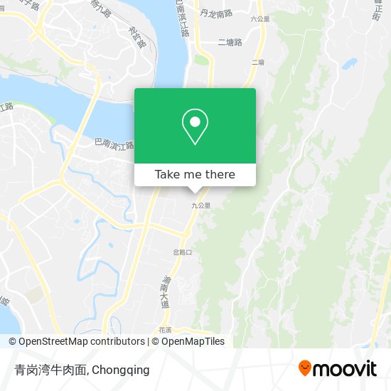 青岗湾牛肉面 map