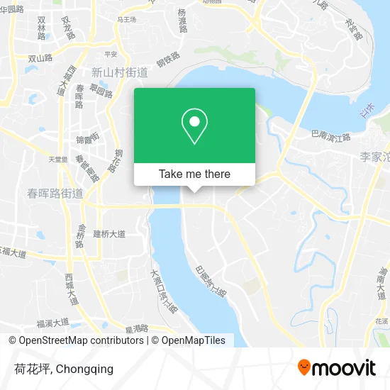 荷花坪 map
