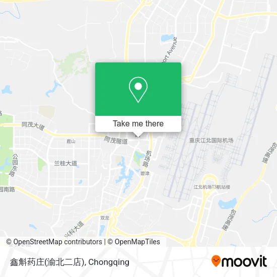 鑫斛药庄(渝北二店) map