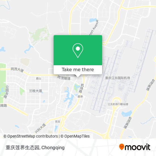 重庆莲界生态园 map