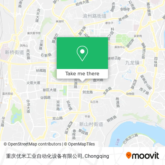 重庆优米工业自动化设备有限公司 map