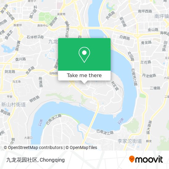 九龙花园社区 map