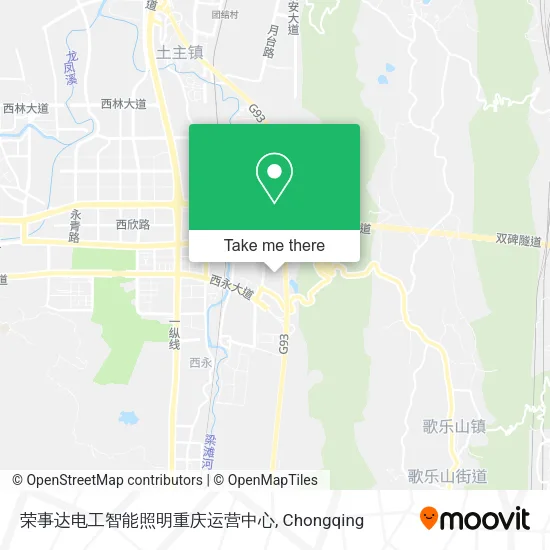 荣事达电工智能照明重庆运营中心 map