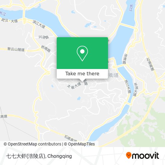 七七大虾(涪陵店) map