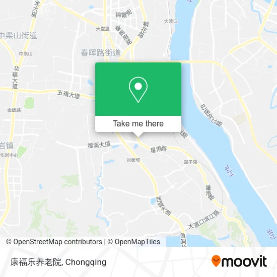 康福乐养老院 map