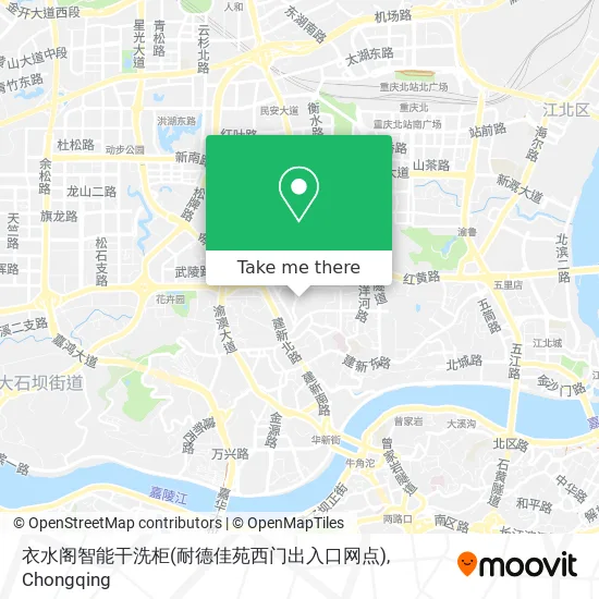 衣水阁智能干洗柜(耐德佳苑西门出入口网点) map
