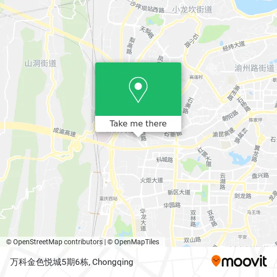 万科金色悦城5期6栋 map