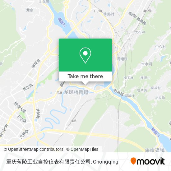 重庆蓝陵工业自控仪表有限责任公司 map