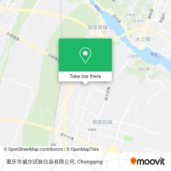 重庆市威尔试验仪器有限公司 map