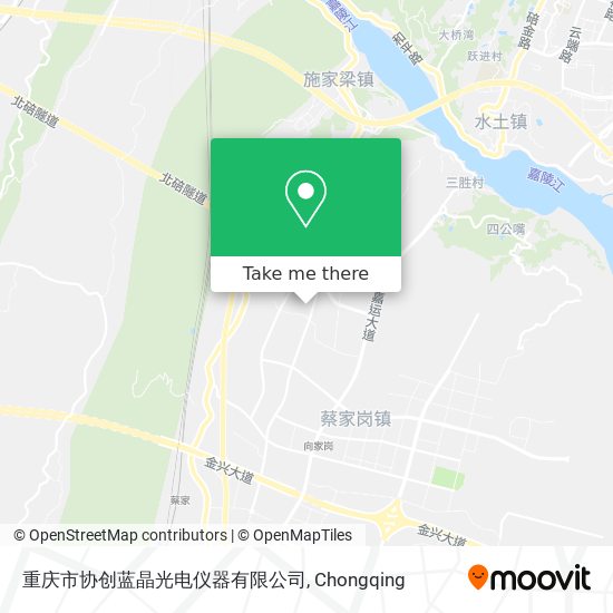 重庆市协创蓝晶光电仪器有限公司 map