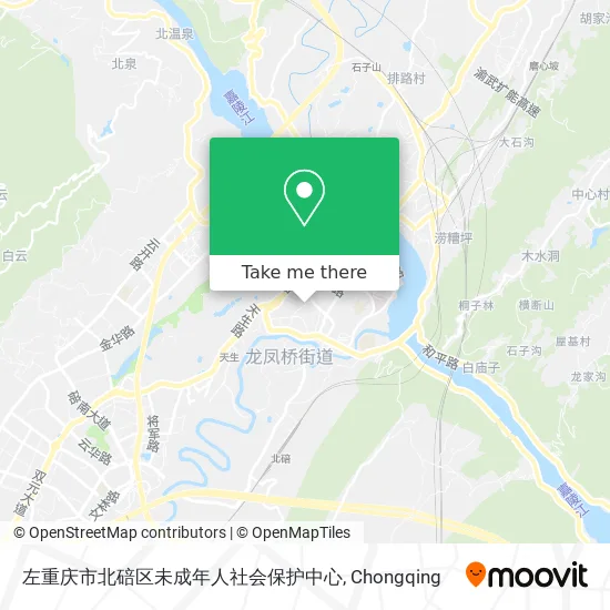 左重庆市北碚区未成年人社会保护中心 map