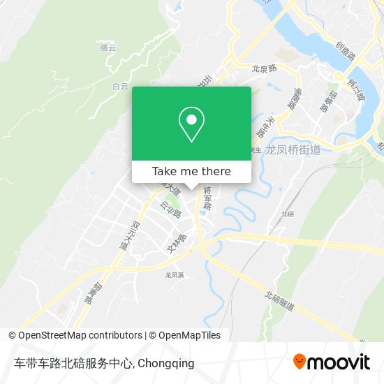 车带车路北碚服务中心 map
