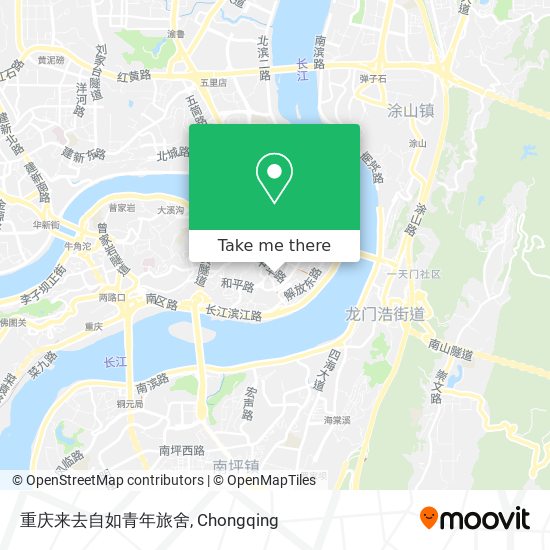 重庆来去自如青年旅舍 map