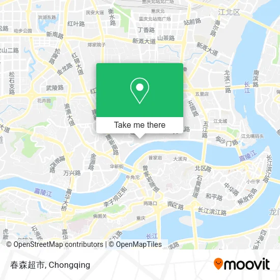 春森超市 map