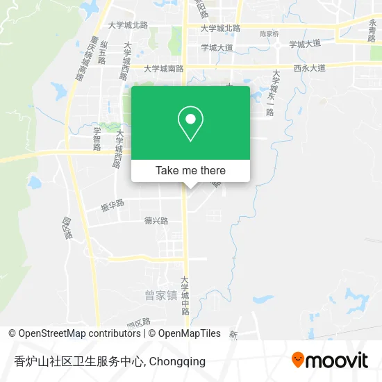香炉山社区卫生服务中心 map