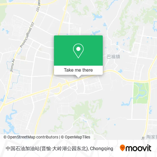 中国石油加油站(晋愉·大岭湖公园东北) map