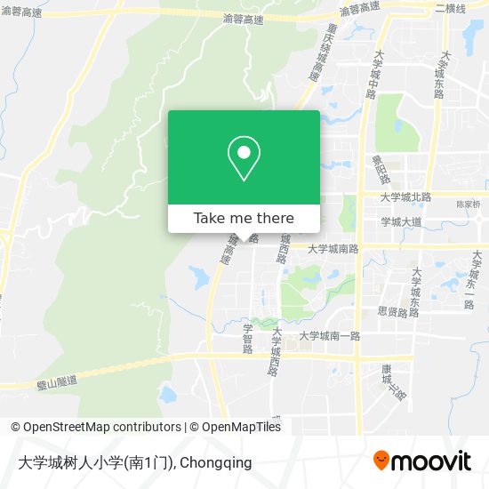 大学城树人小学(南1门) map