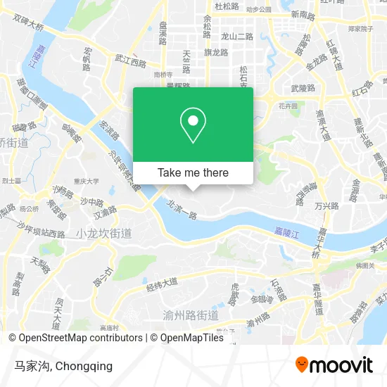 马家沟 map