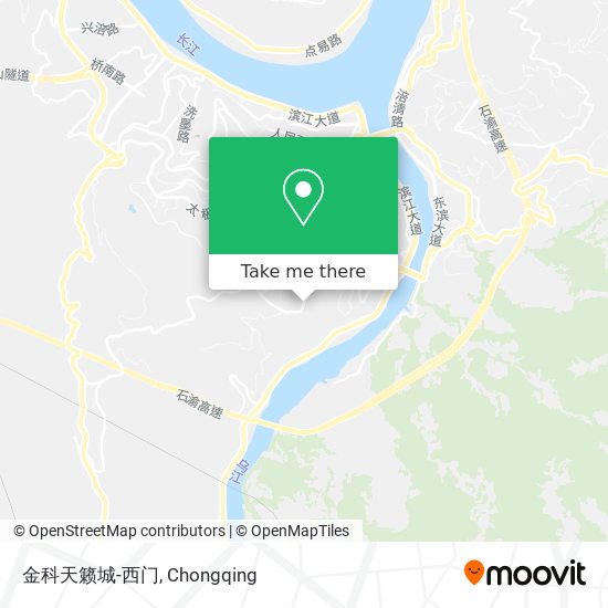 金科天籁城-西门 map
