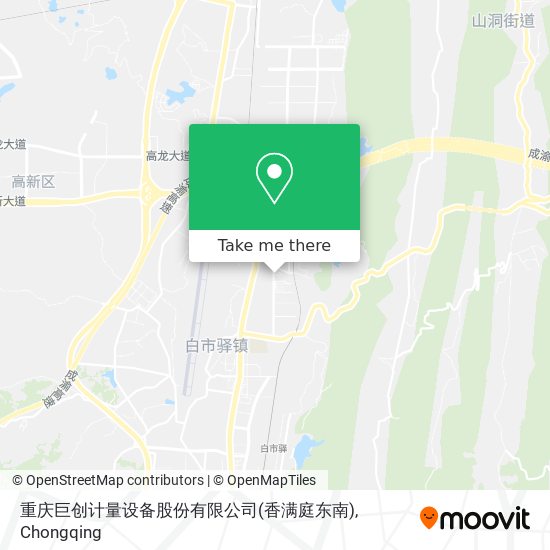 重庆巨创计量设备股份有限公司(香满庭东南) map
