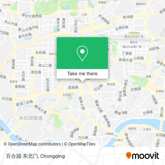 百合园-东北门 map