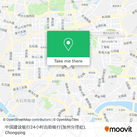 中国建设银行24小时自助银行(加州分理处) map