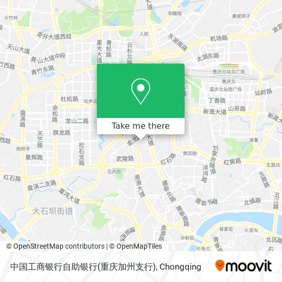 中国工商银行自助银行(重庆加州支行) map