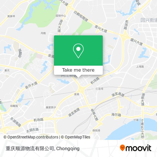 重庆顺源物流有限公司 map