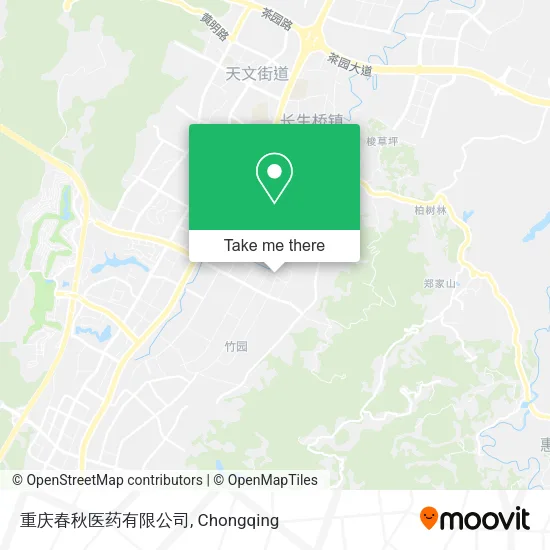 重庆春秋医药有限公司 map