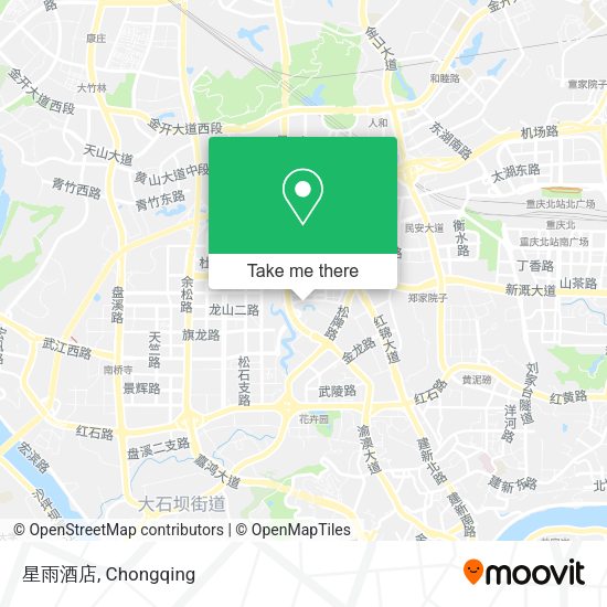 星雨酒店 map
