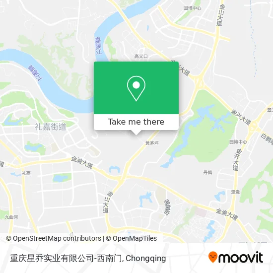 重庆星乔实业有限公司-西南门 map