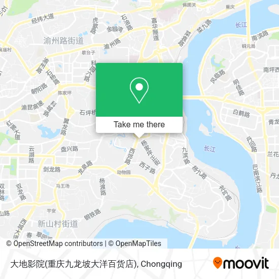 大地影院(重庆九龙坡大洋百货店) map