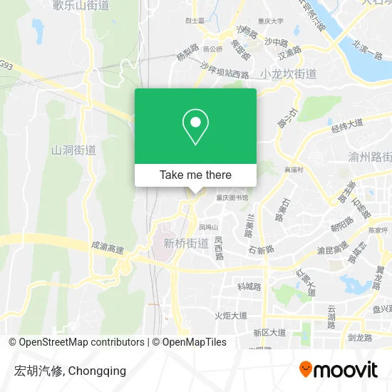 宏胡汽修 map