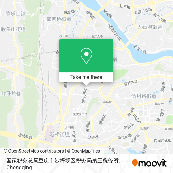 国家税务总局重庆市沙坪坝区税务局第三税务所 map