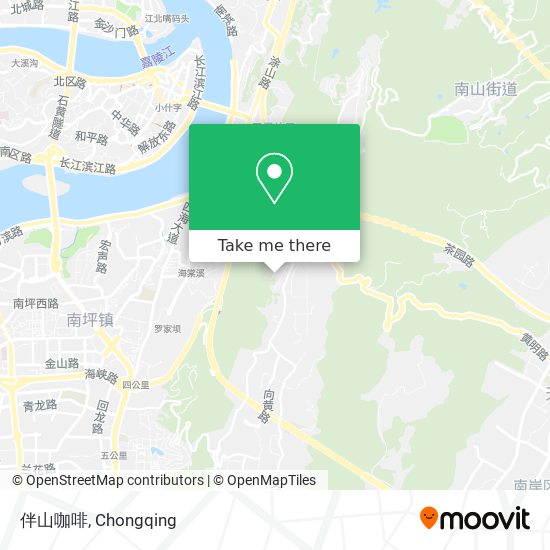 伴山咖啡 map