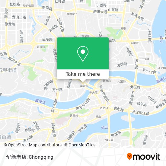 华新老店 map