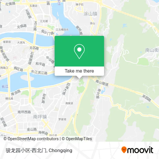 骏龙园小区-西北门 map
