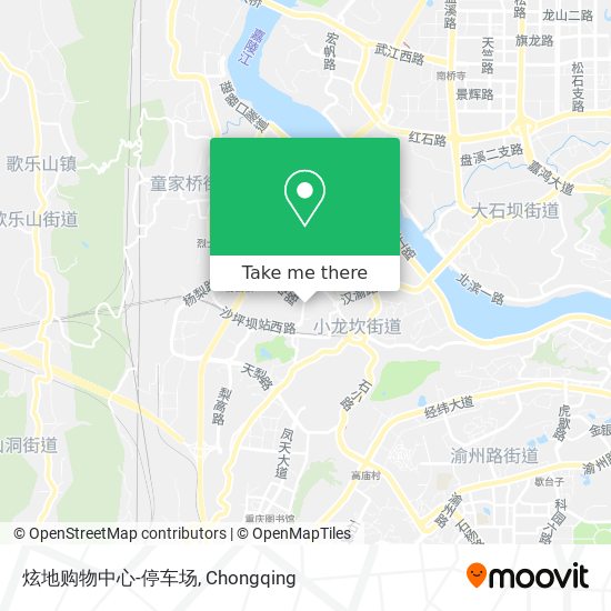 炫地购物中心-停车场 map