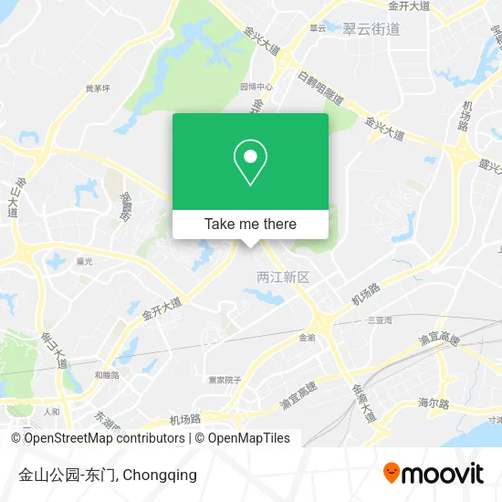 金山公园-东门 map