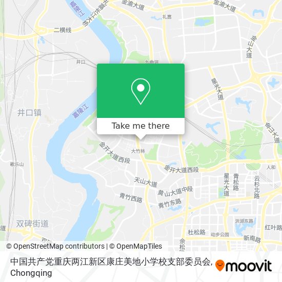 中国共产党重庆两江新区康庄美地小学校支部委员会 map
