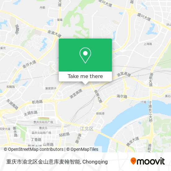 重庆市渝北区金山意库麦翰智能 map