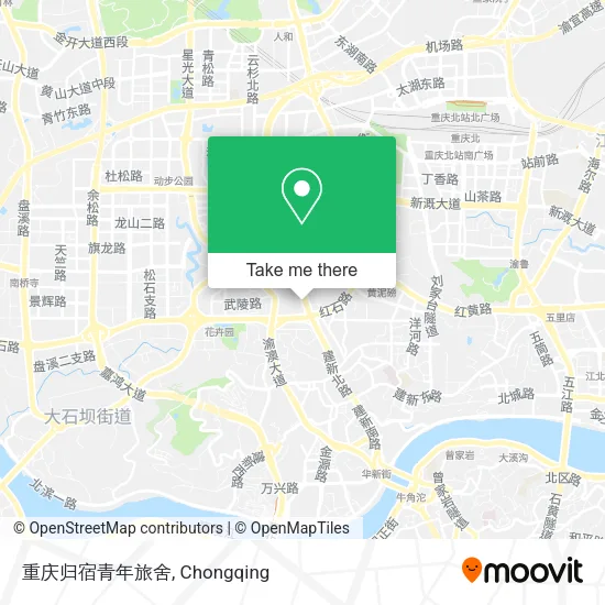 重庆归宿青年旅舍 map