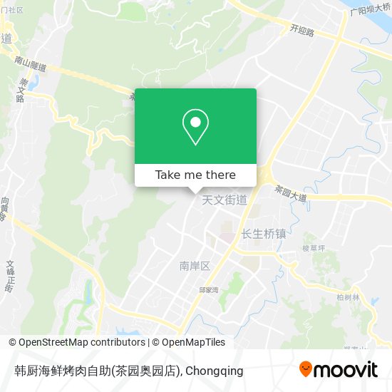 韩厨海鲜烤肉自助(茶园奥园店) map