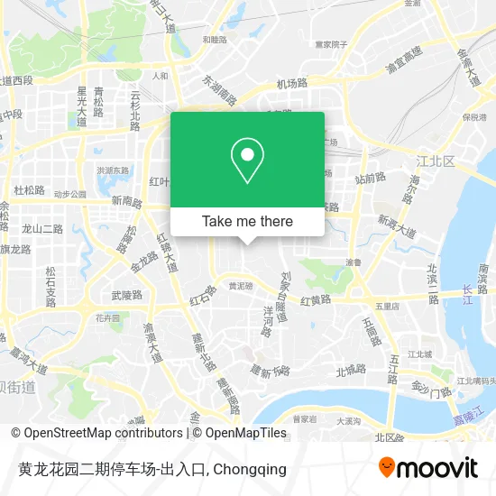 黄龙花园二期停车场-出入口 map