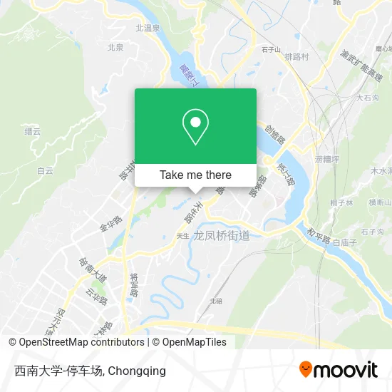 西南大学-停车场 map