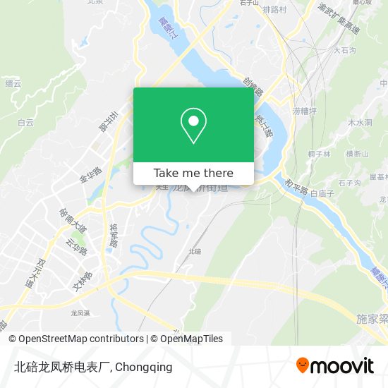 北碚龙凤桥电表厂 map