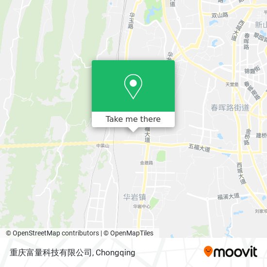 重庆富量科技有限公司 map