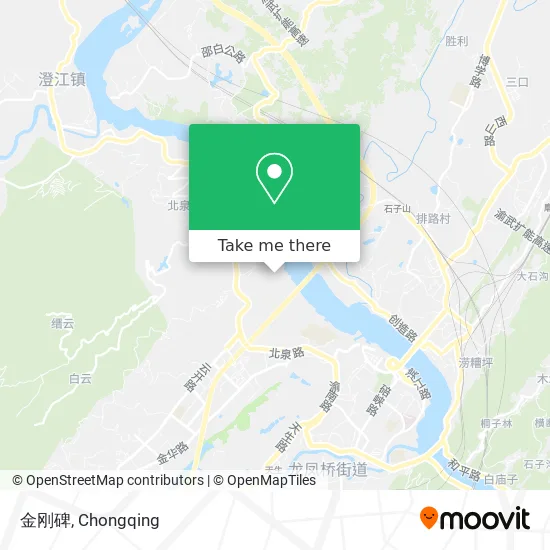 金刚碑 map