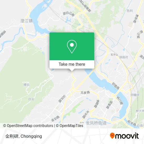 金刚碑 map