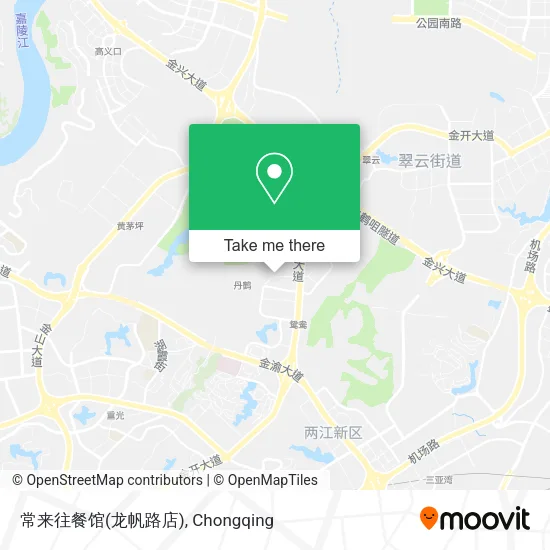 常来往餐馆(龙帆路店) map
